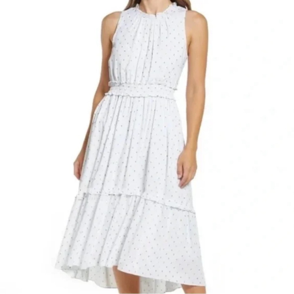 Lilly Pulitzer, Size M, White & Gold Dress